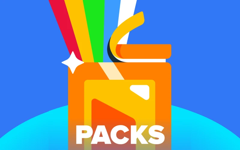 Abre paquetes con recompensas aleatorias usando la función Packs exclusiva de Stake Argentina.